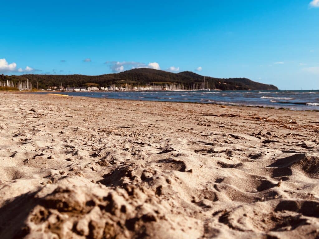 Ausflug zum Puntone Beach - Blick auf die Marina Puntone