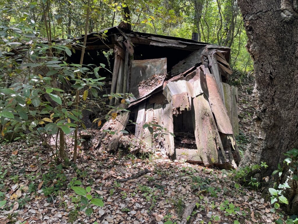 Ein alter Hühnerstall auf dem Gelände der Casa Ferruccio.