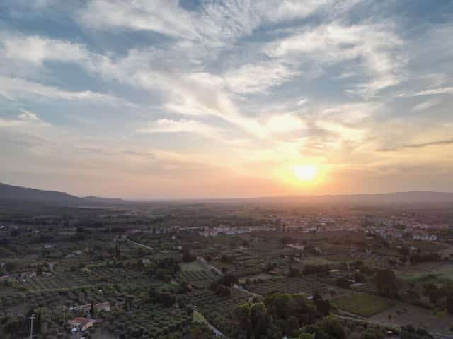 Blick nach Westen auf die Bucht von Follonica