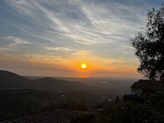 Sonnenuntergang - sundowner in scarlino
